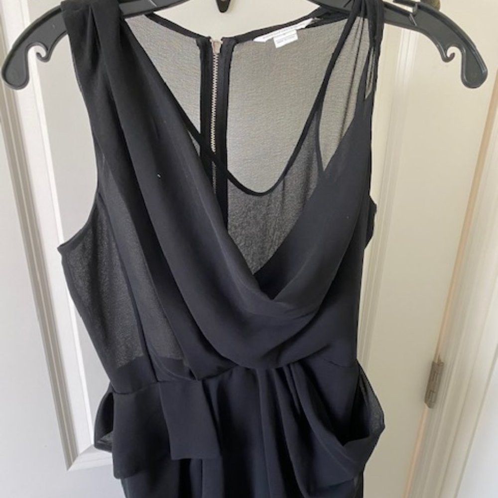 DVF Black Formal Dress